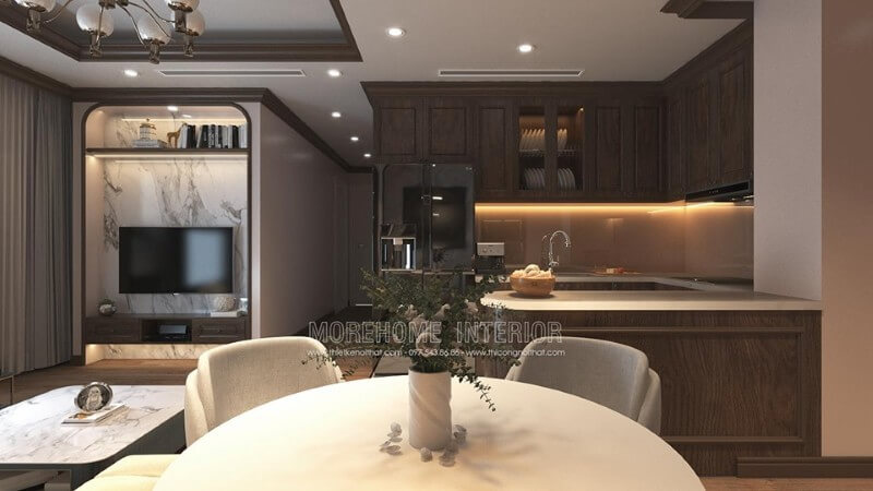 Nội thất phòng bếp chung cư tiện nghi phù hợp với mọi gia đình Những mẫu thiết kế phòng bếp đẹp, hiện đại