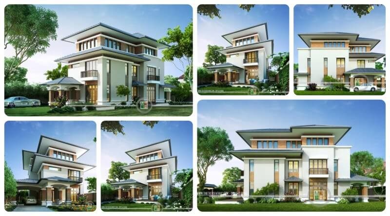 Kiến trúc biệt thự vườn mái có độc đáo và thái độ đặc biệt.